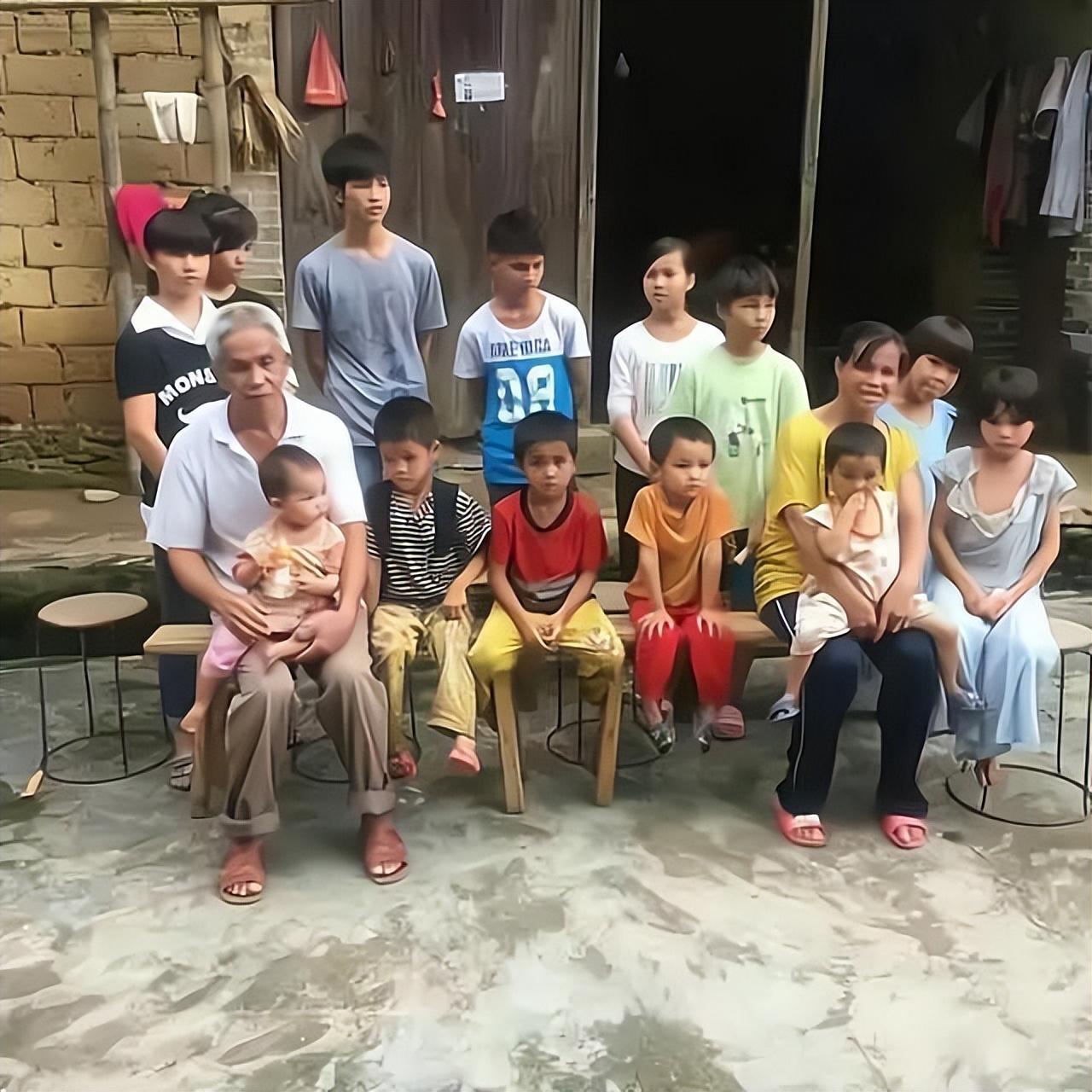 回顾广西梁二49岁娶19岁女孩21年生下15子如今怎样了