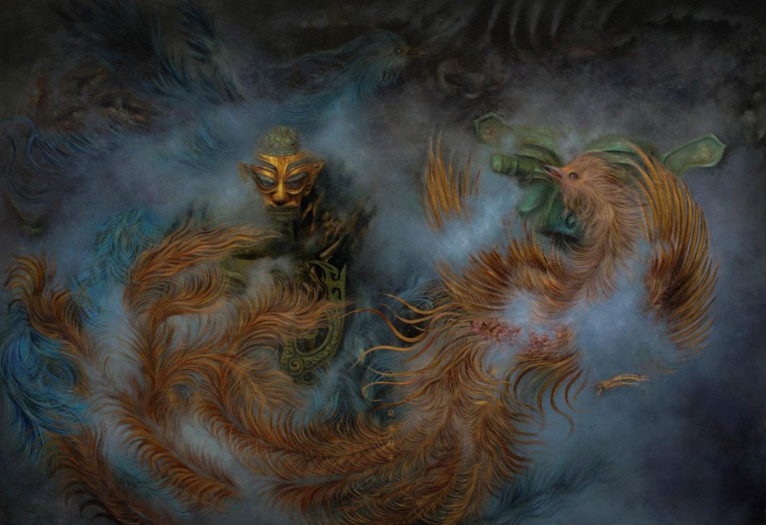 世场文化古蜀画家游晓林回溯原始意牵古今