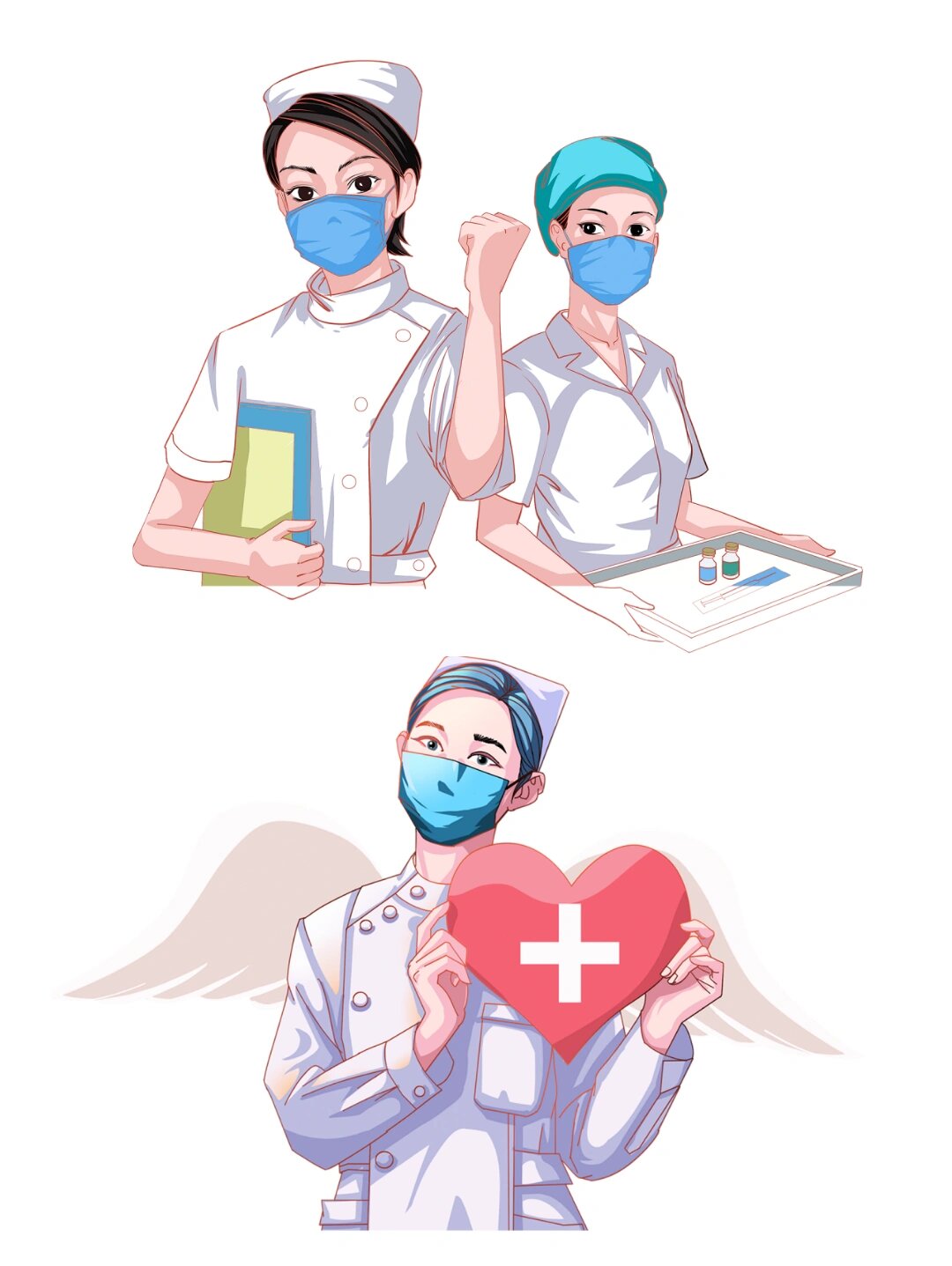 护士节素材:在这个特殊的日子里,怎能少了为护士们