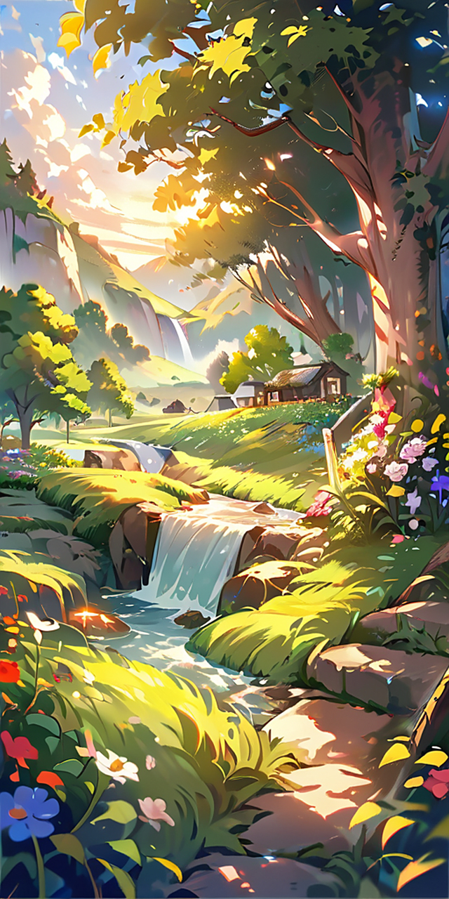 治愈手机壁纸~#壁纸# #手机壁纸# #治愈系风景# #漫画壁纸# #壁纸分享