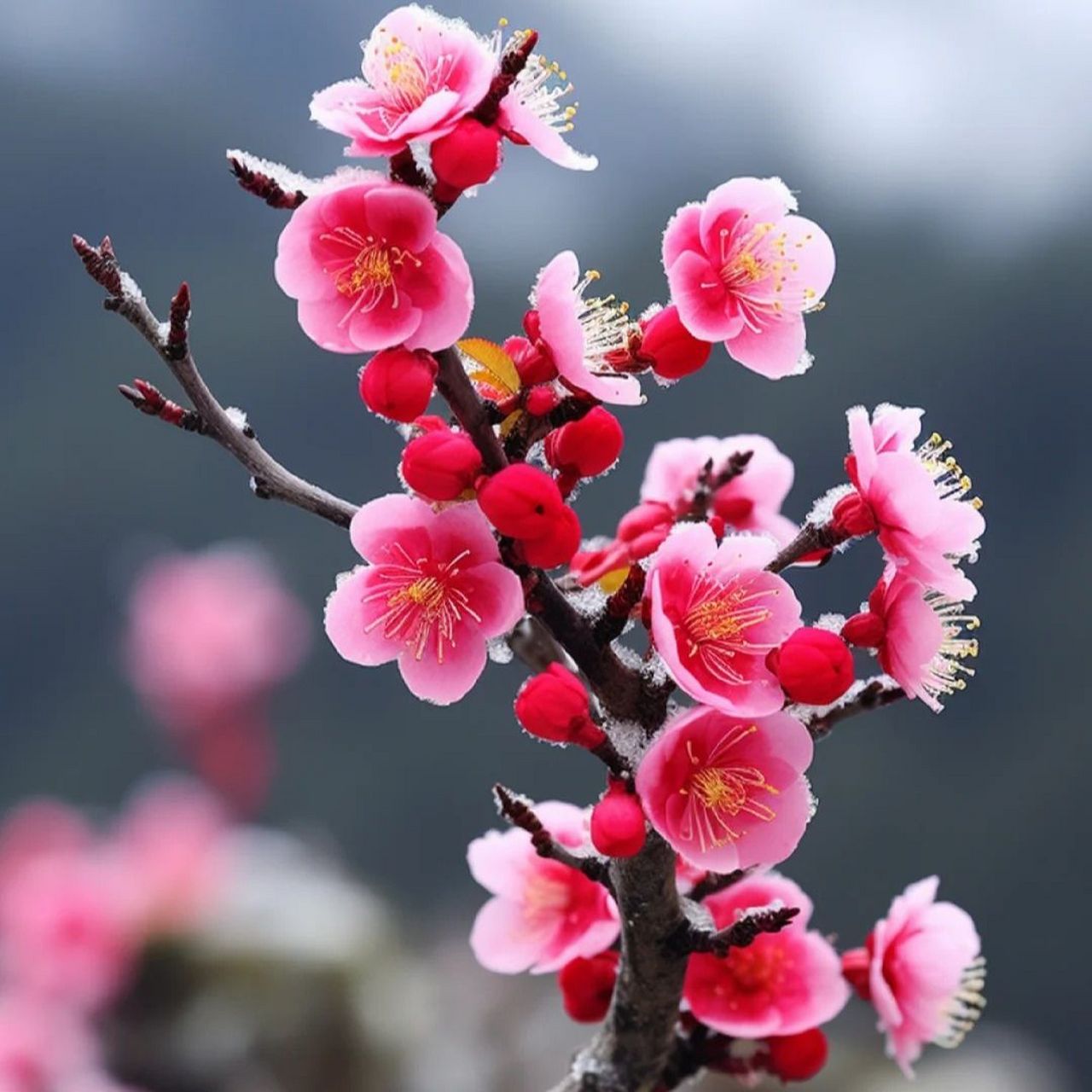 真梅花图片微信头像用图片