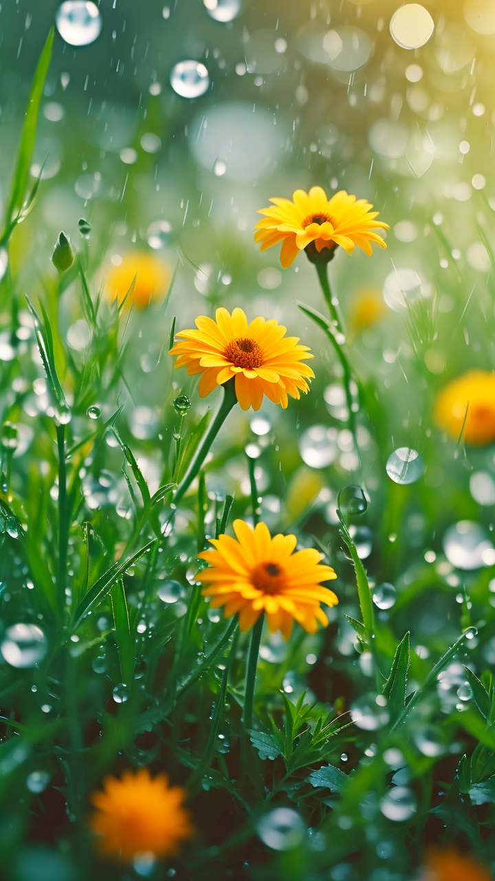 露水照片 花草图片