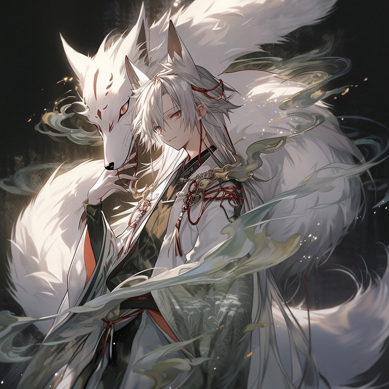 头像青丘少年  青丘,那是一个神秘而古老的地方,传说中居住着九尾狐族