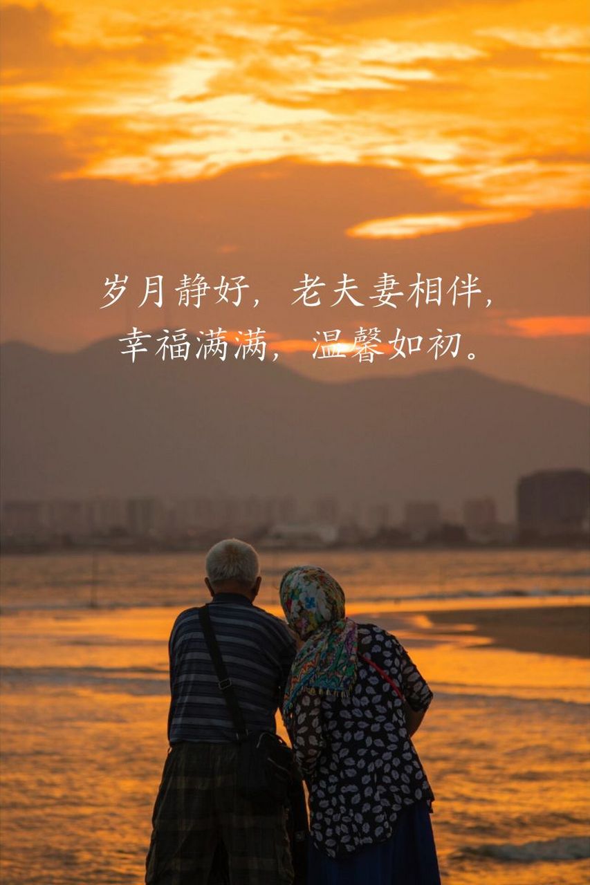 赞美一对幸福的老夫妻  96 岁月静好,老夫妻相伴,幸福满满,温馨如初