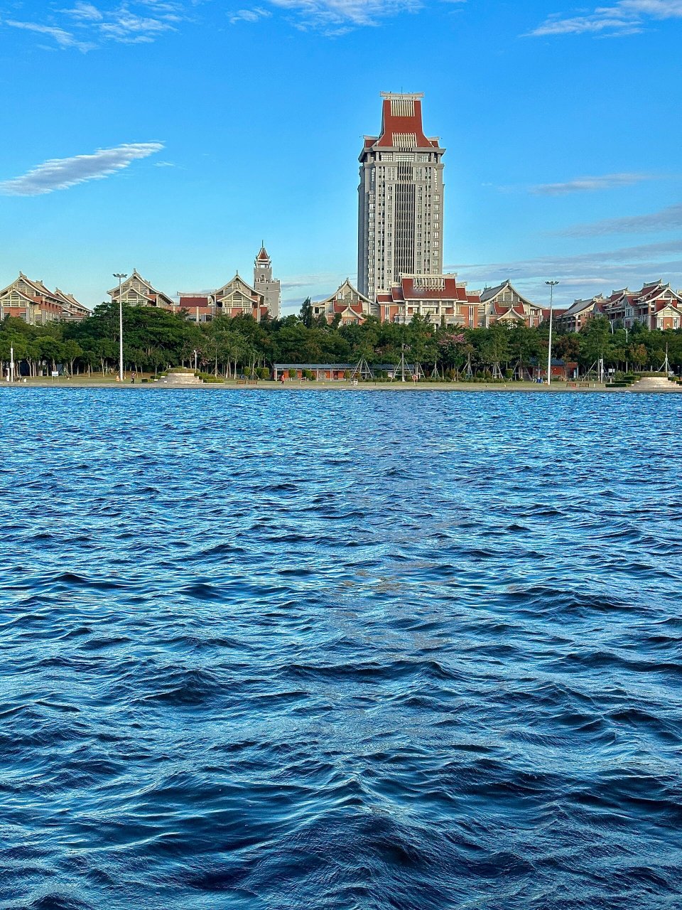 沉醉在厦门集美十里长堤的海边日落   我终于来到了心心念念的厦门