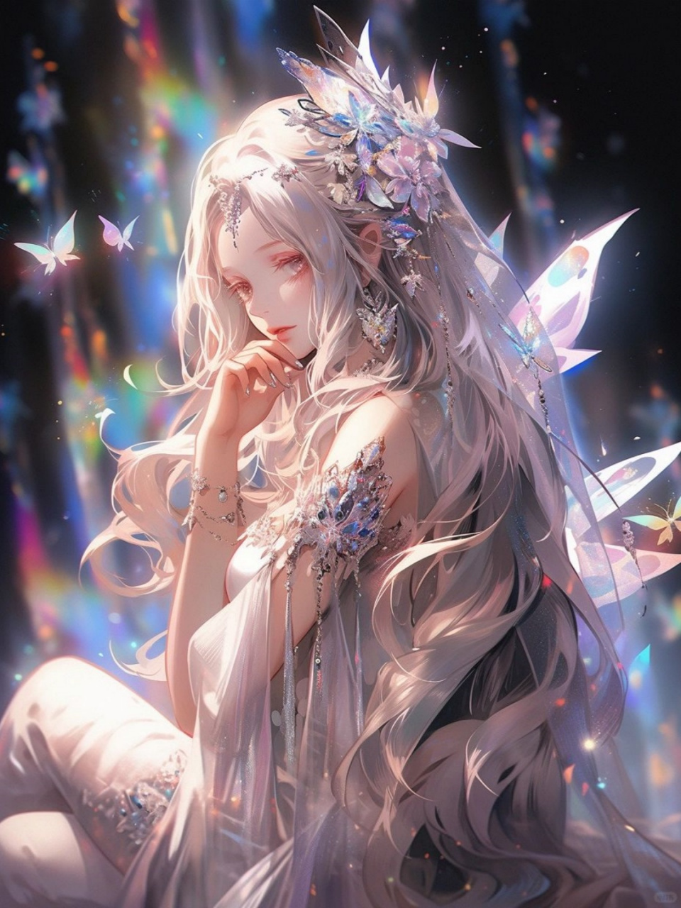 精灵插画分享  在这个五彩斑斓的世界里,我时常沉浸在精灵插画的世界