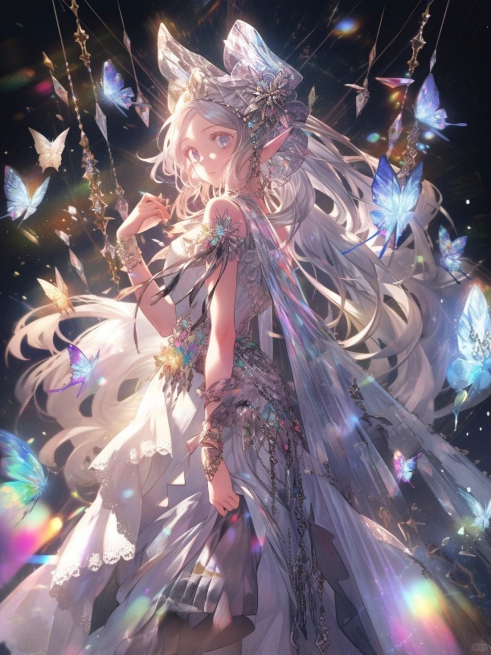 精灵插画分享  在这个五彩斑斓的世界里,我时常沉浸在精灵插画的世界