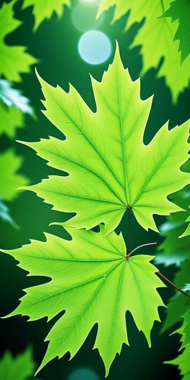 清新护目壁纸,草地上的露珠与花朵