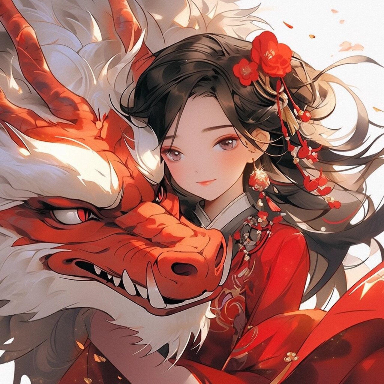 情侣头像 龙年大吉  看这对情侣头像,龙跃九霄凌云志,仿佛寓意着我们