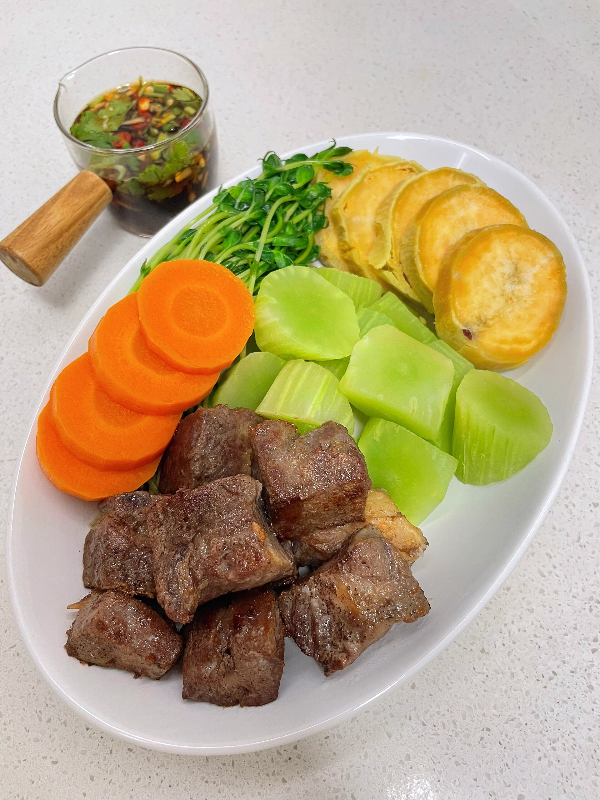 自从决定减肥后,我就开始自己动手做减脂餐