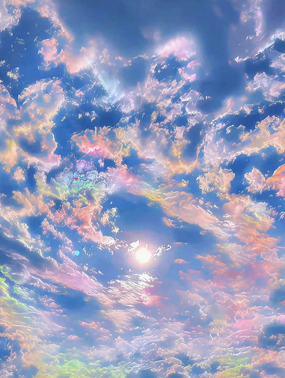 好看的彩色背景图片  最近发现彩色背景真的好治愈啊!