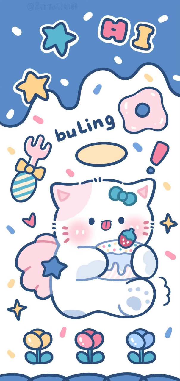 卡通可爱动物手机壁纸