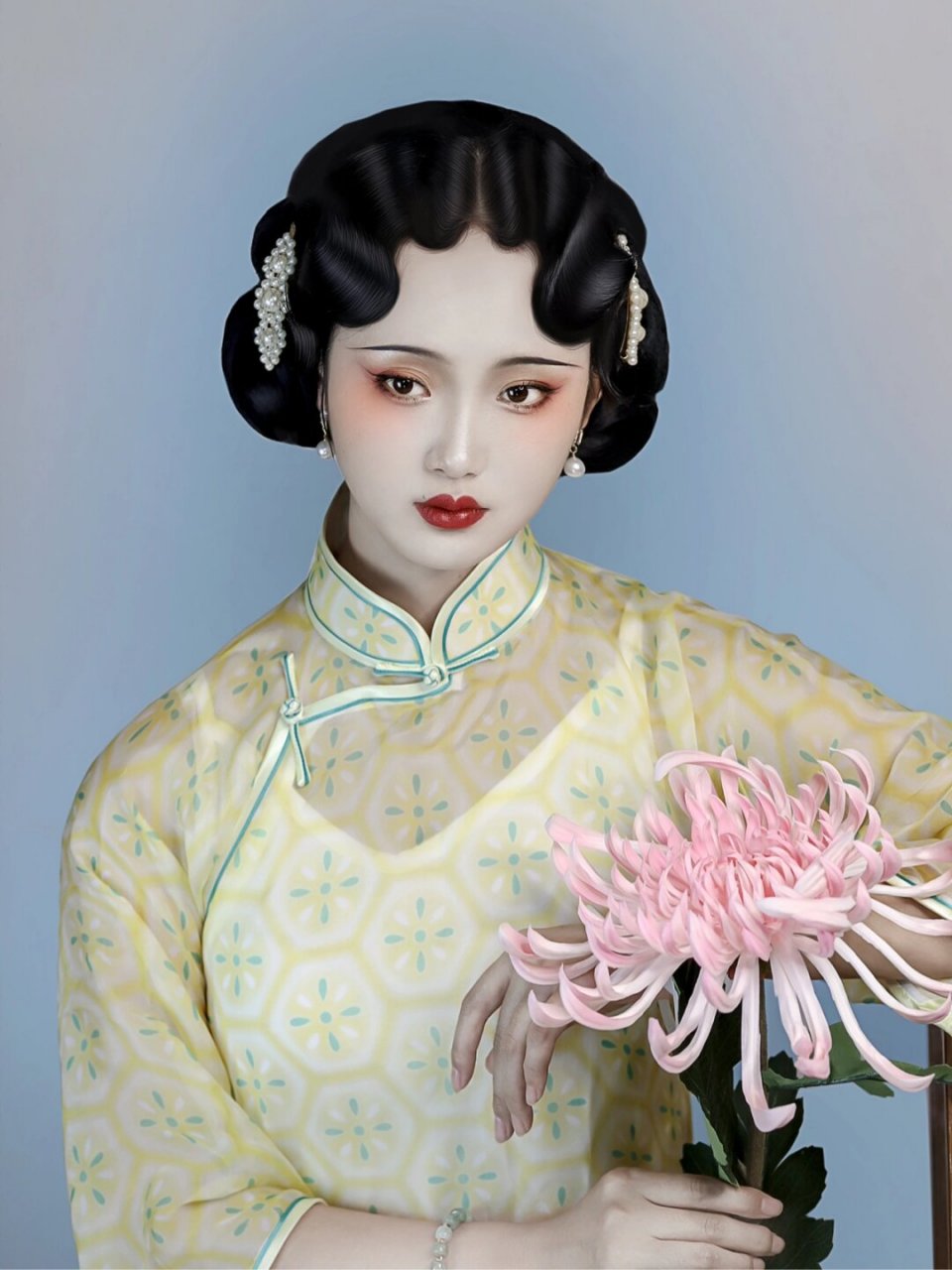 💖每一次拍旗袍造型都有不一样的感觉,这一次尝试了