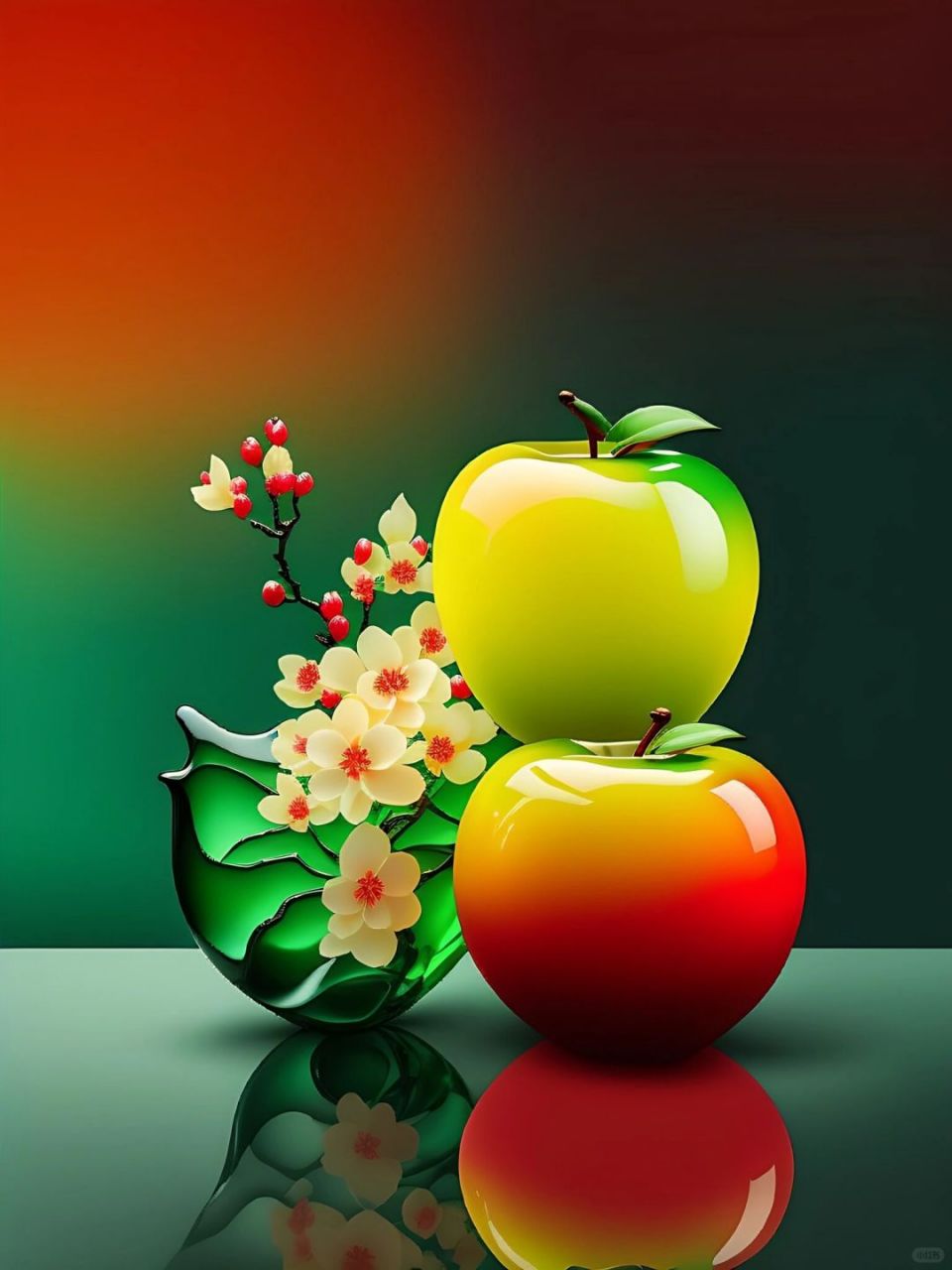 创意苹果壁纸  今天我要来分享一组超级创意的苹果壁纸,让我的手机