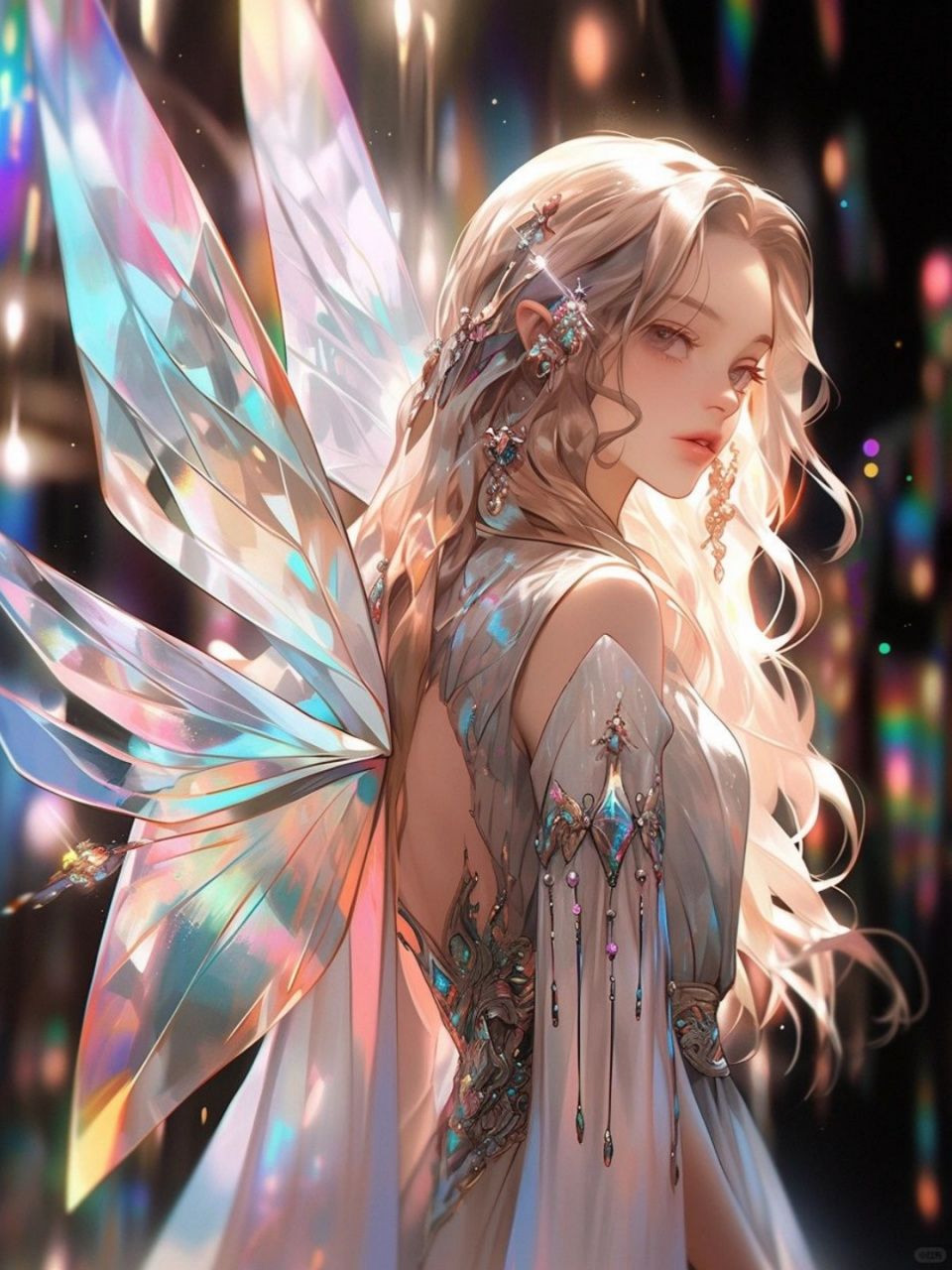 精灵插画分享  在这个五彩斑斓的世界里,我时常沉浸在精灵插画的世界