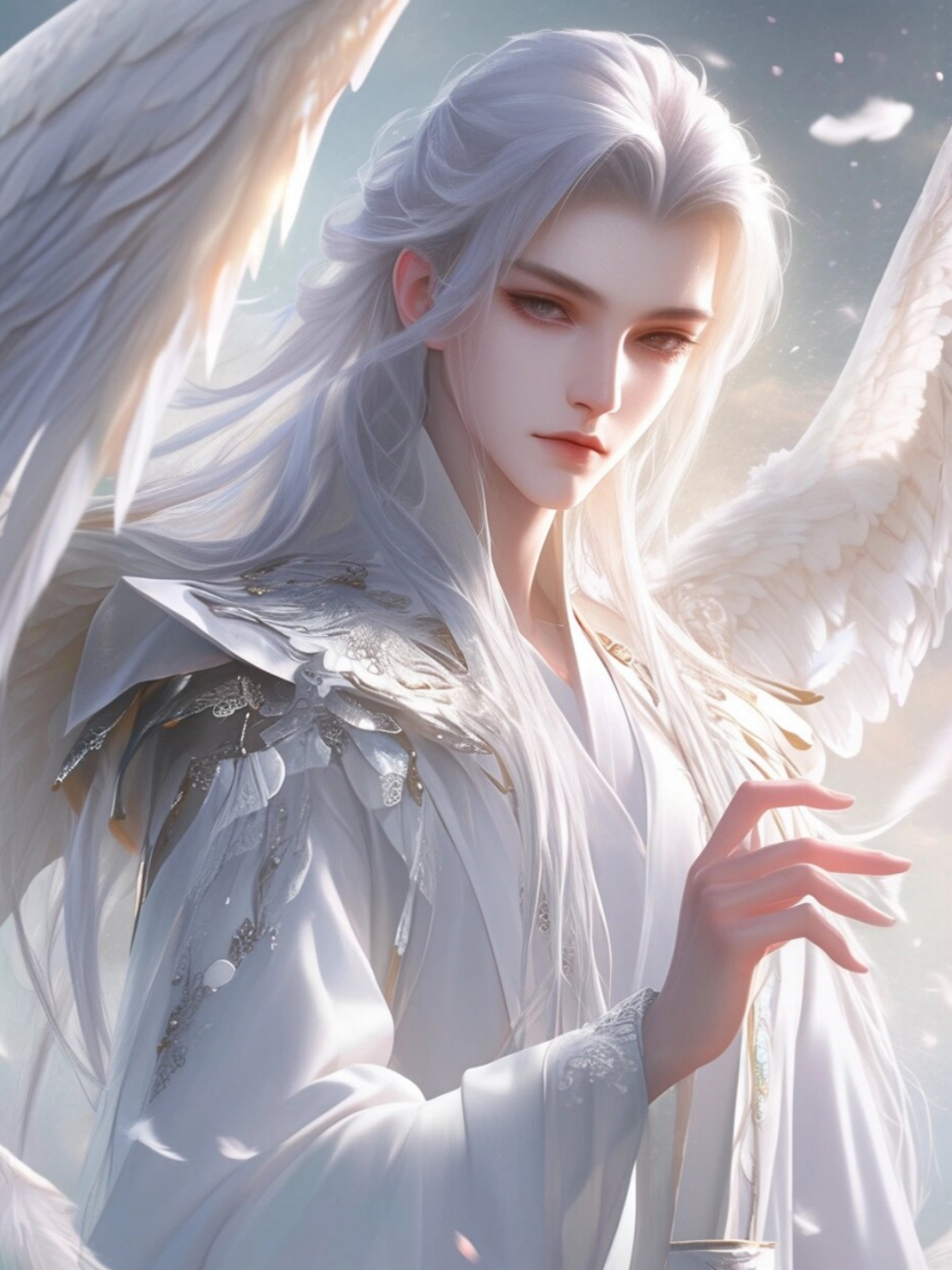 古风漫画帅哥插画素材  这组插画素材以古风为主题,展现了一系列俊朗