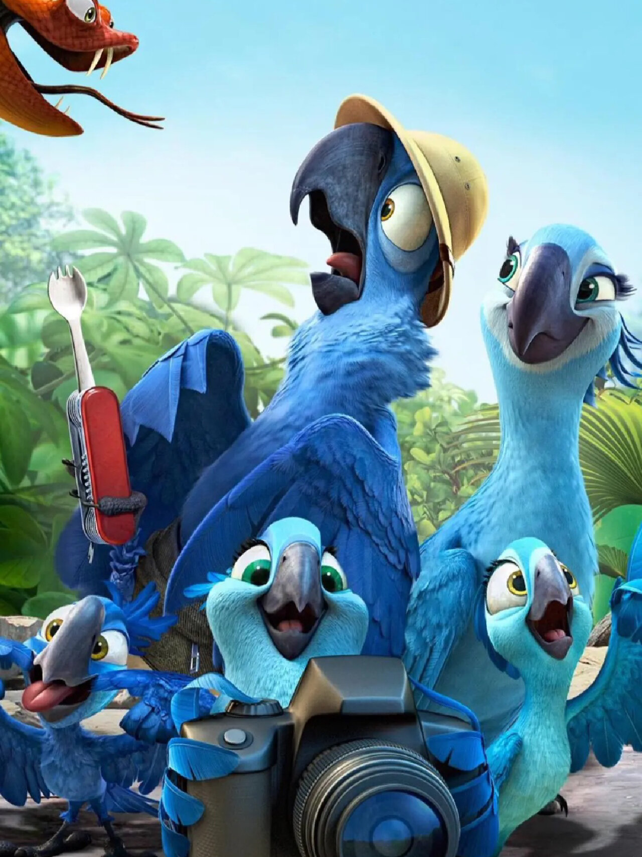 《里约大冒险2》  这部电影是一部动画,家庭,冒险,喜剧片,来自美国