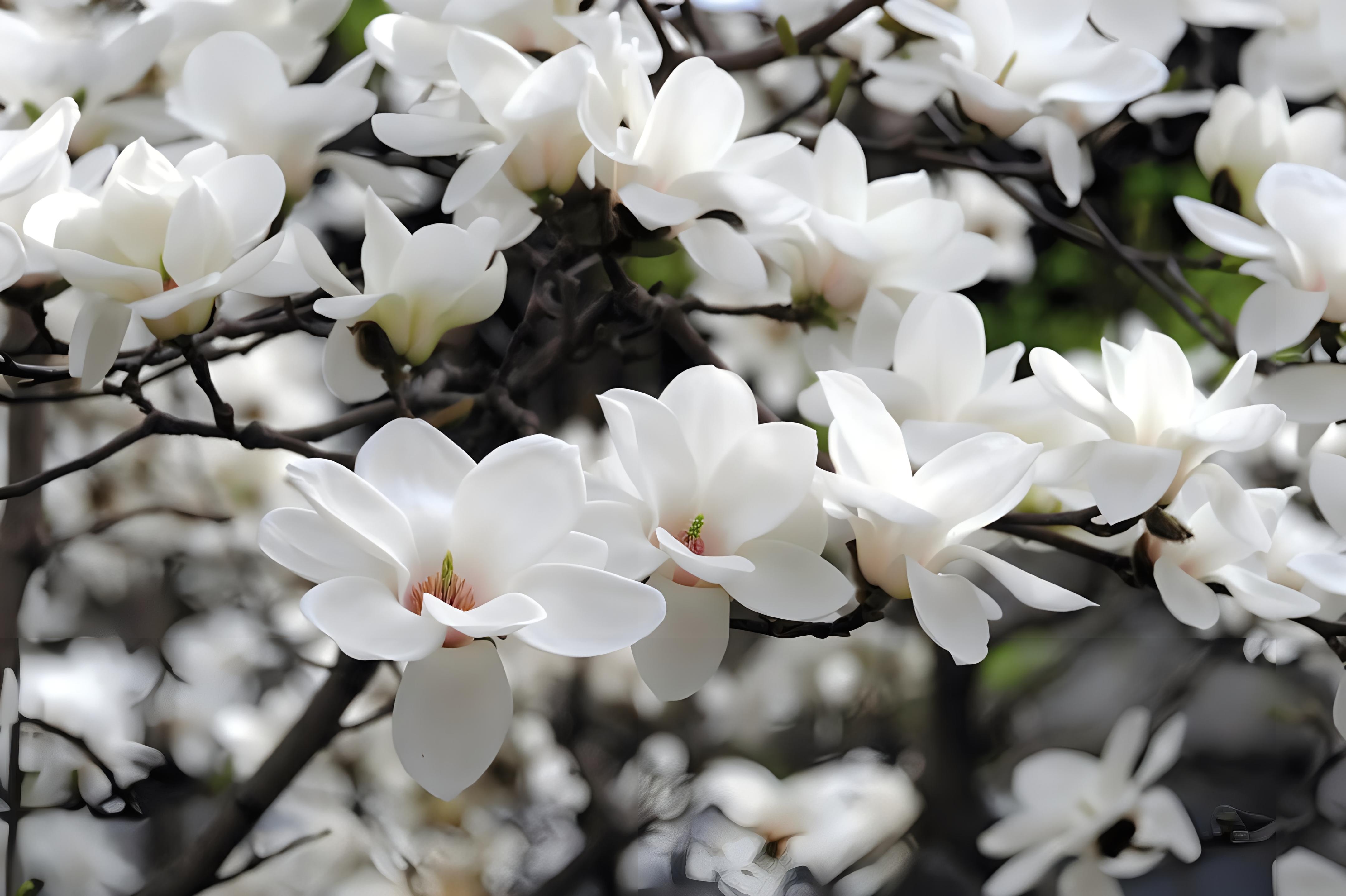 白玉兰什么时候开花,花期揭秘:何时静待花开满枝头