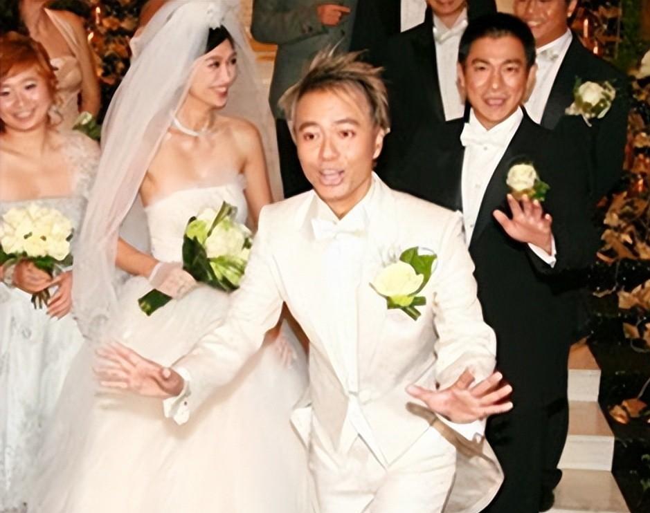 李克勤和港姐卢淑仪婚礼照,天王刘德华当伴郎～新娘子也太美了吧