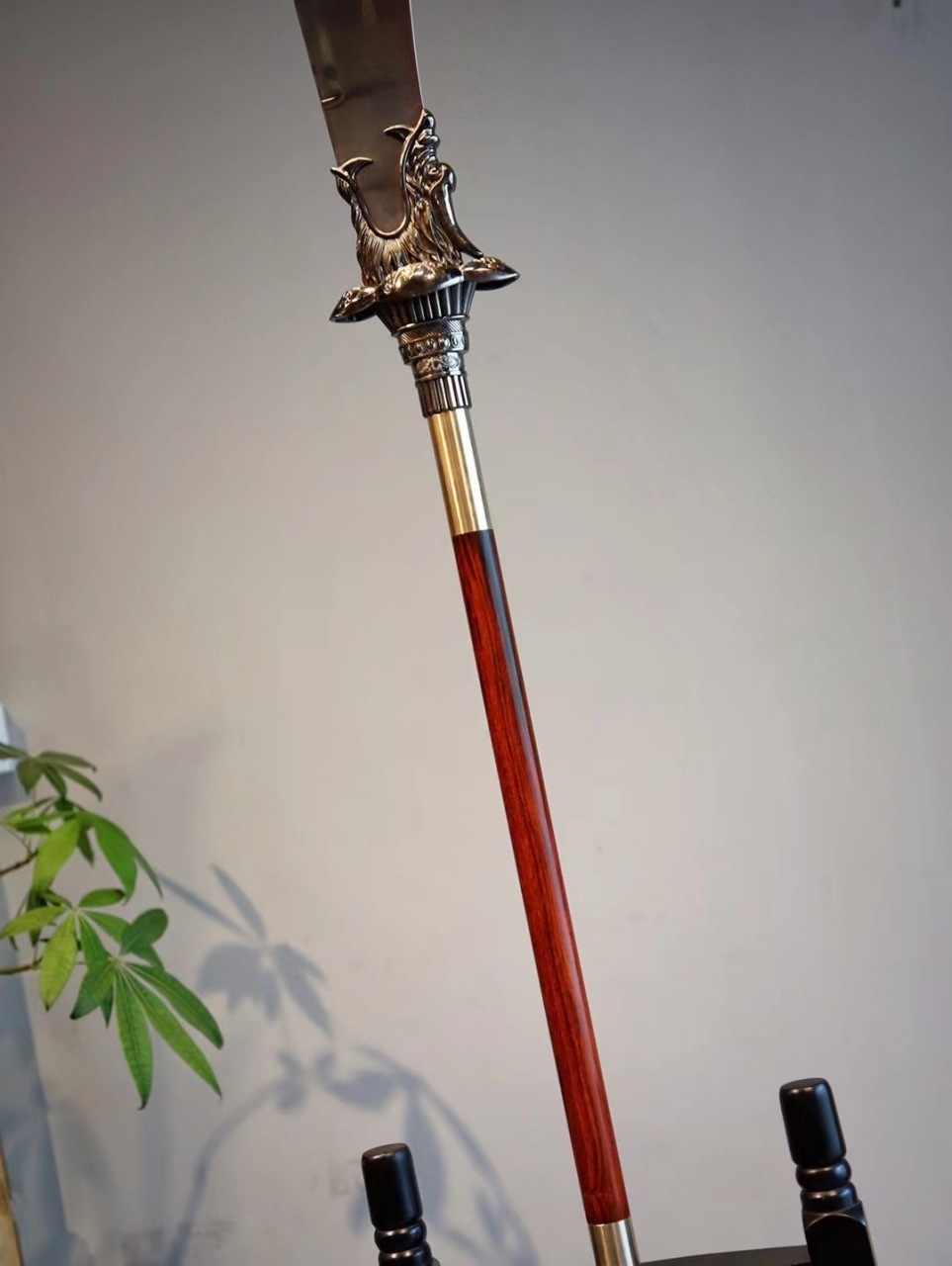 印度小叶紫檀关公刀