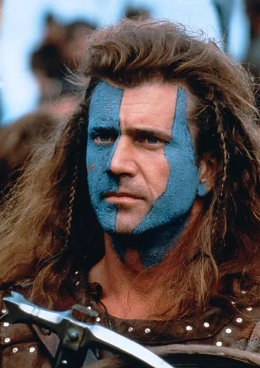 梅尔·吉布森饰演的威廉·华莱士关于这段历史最出名的莫过于电影