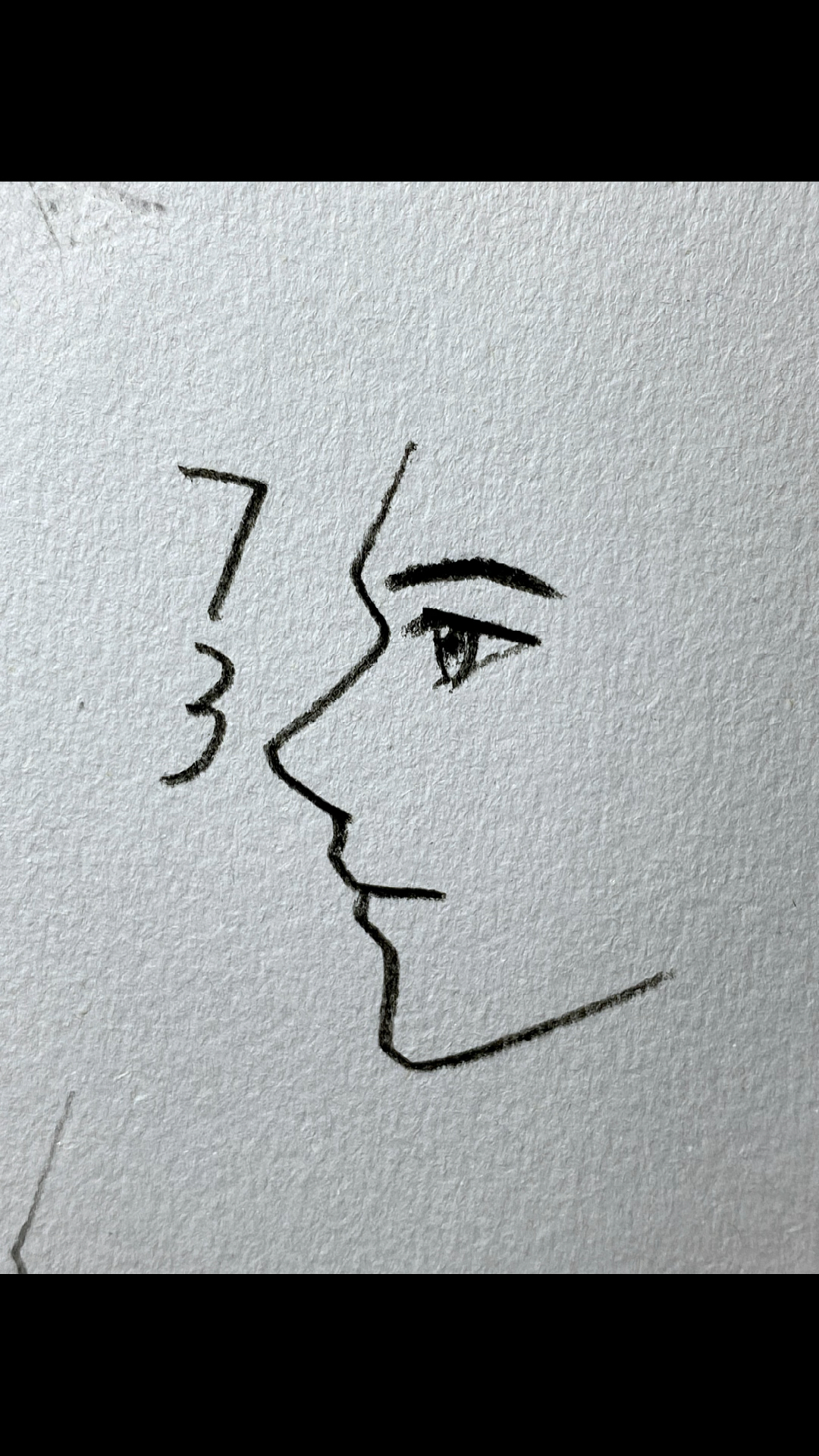 如此简单的侧脸画法你还学不会吗