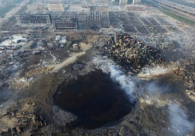 2014天津爆炸事故图片