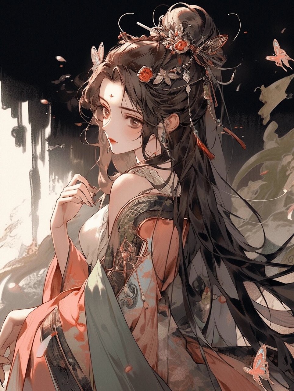 古风美人壁纸  快来看看这些绝美的古风美人吧!