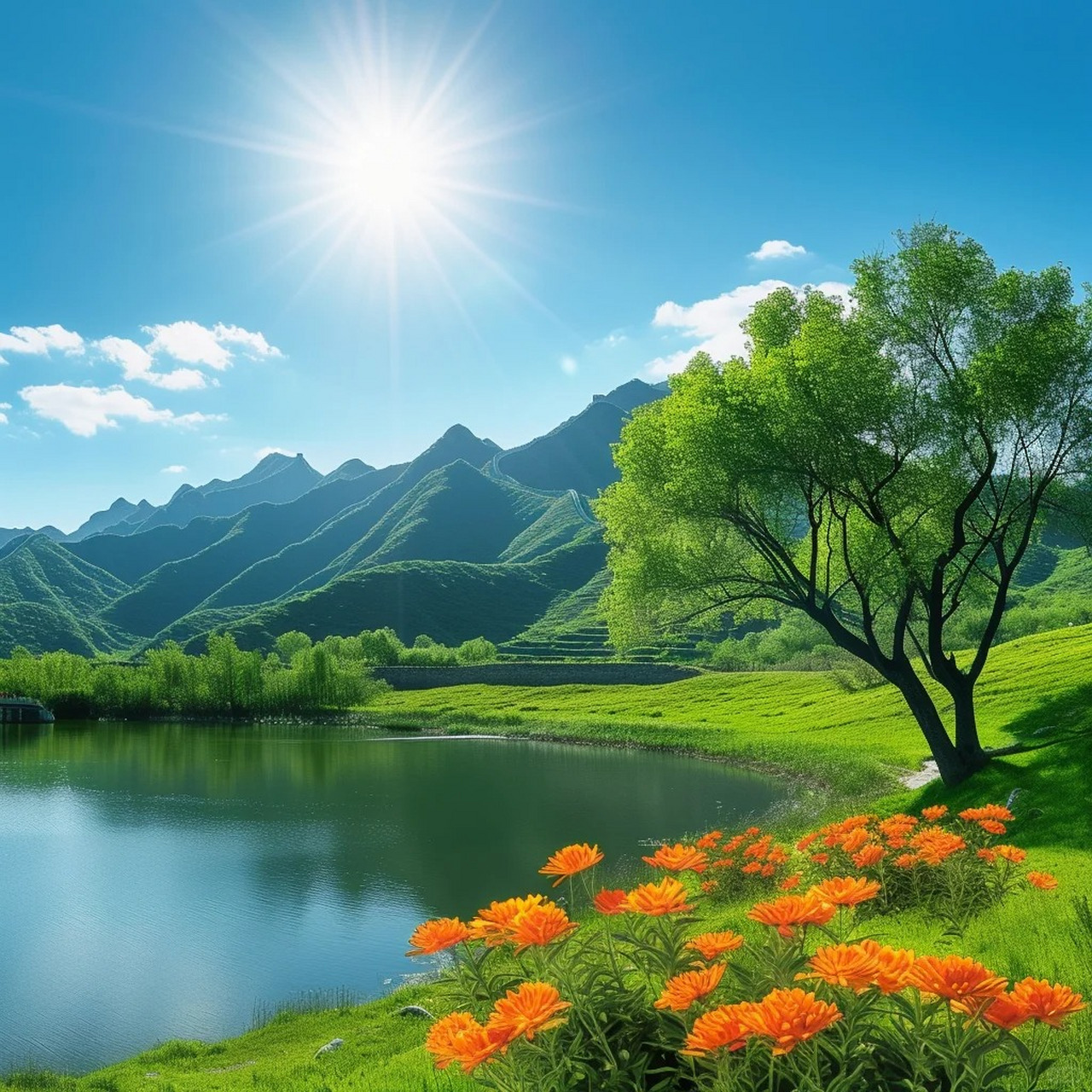 山水画最好的头像图片 大家好,我是一个热爱山水画的用户9015.