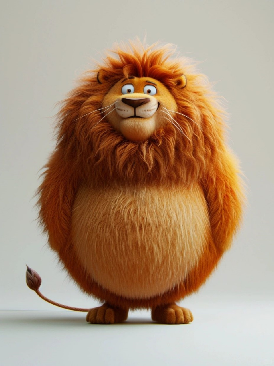 😖 小狮子嘟着嘴,心里嘀咕着:"为什么要调休