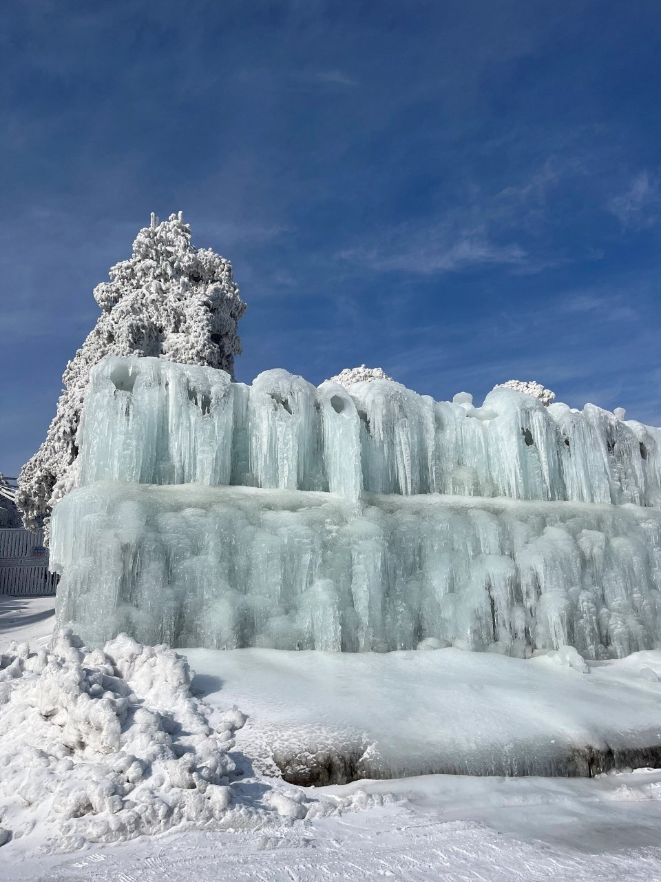 庐山冬天雪景图片