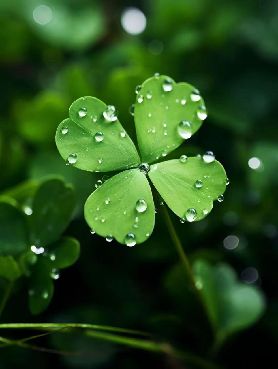 四叶草图片  92大家一起接好运9693