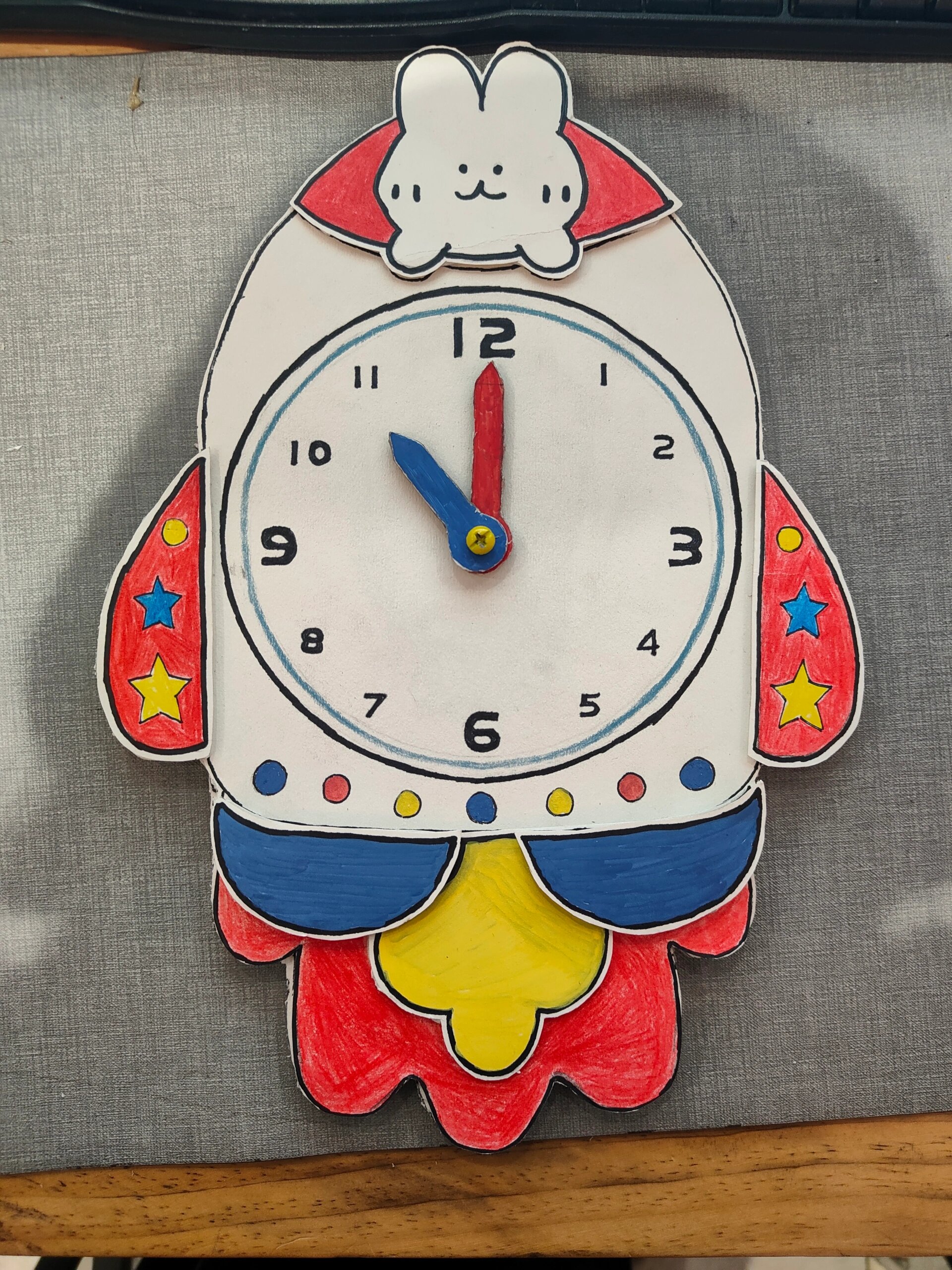 钟表手工制作简单又漂亮 .@栋栋的教育记录的动态