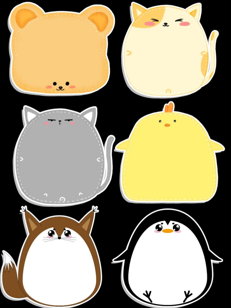 可爱卡通边框png素材  一看到这些卡通边框,就仿佛被一股暖流包裹