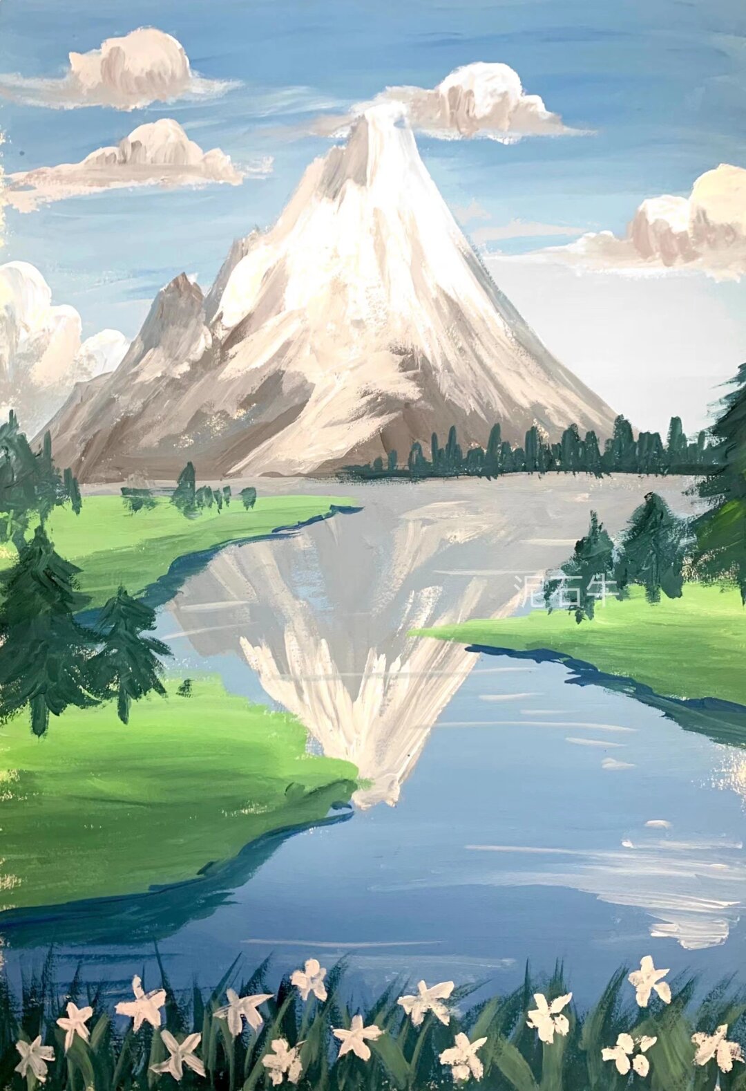 水粉风景合集1 走进这个水.@昕珏艺术分享的动态