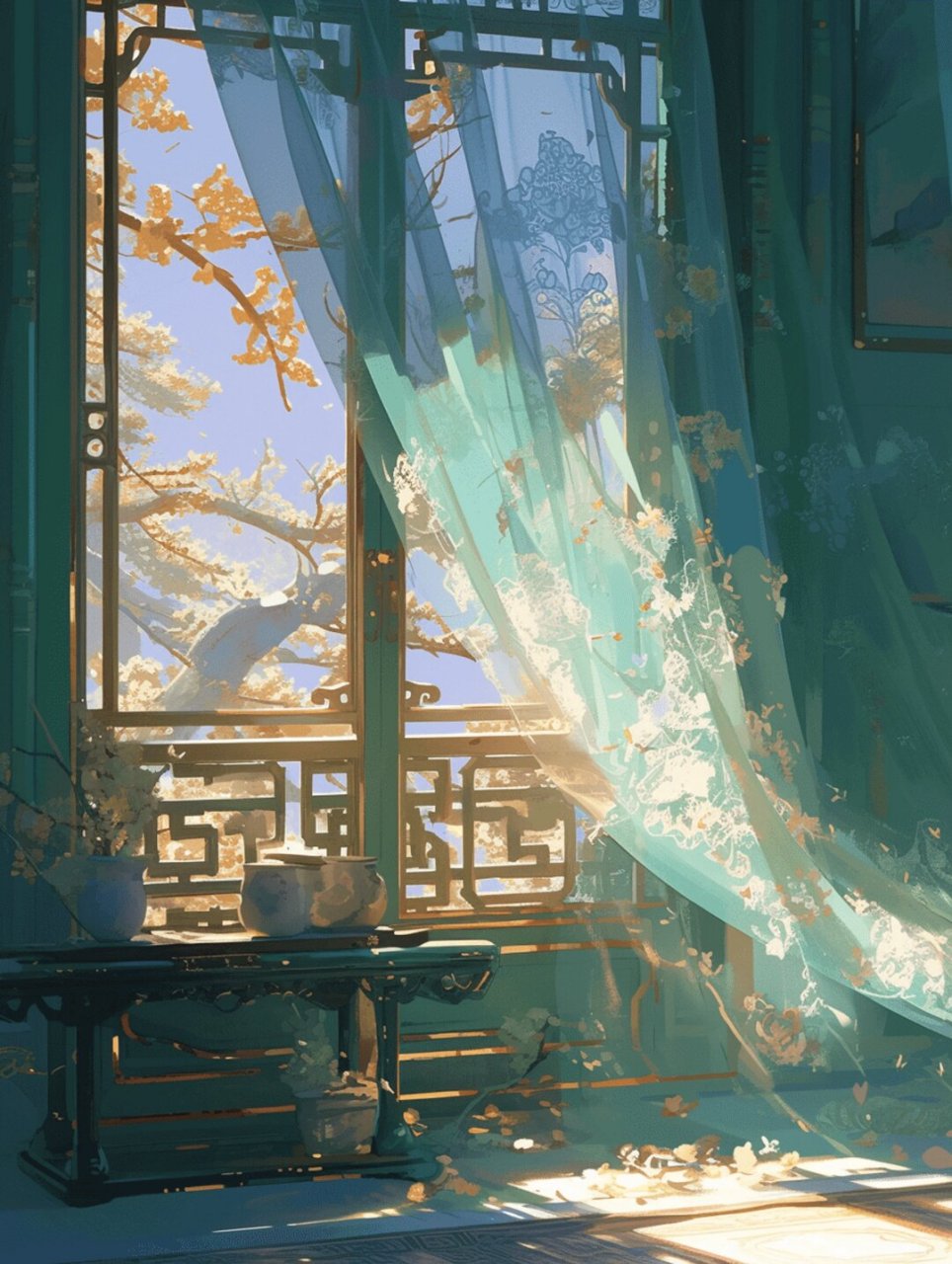 古风大窗户  古风大窗户:透视古韵之美0978  在繁忙的现代生活中