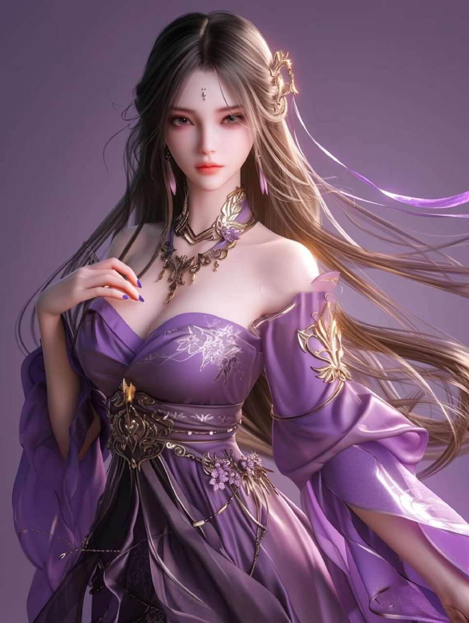 云曦动漫壁纸  云曦,国漫界的女神,降临完美世界!