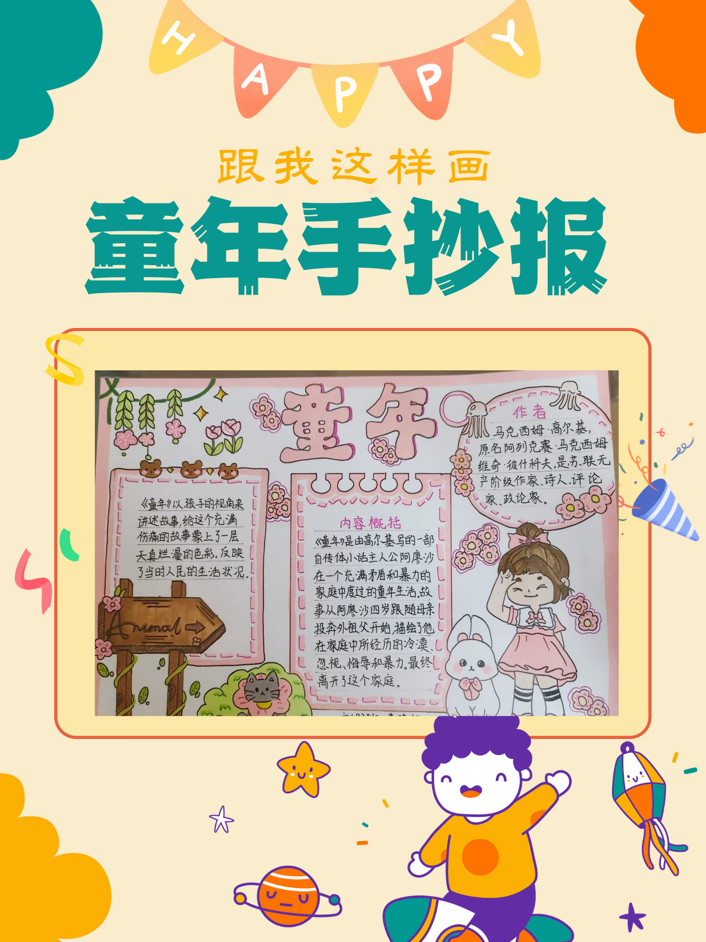 童年的手抄报怎么做 我认为童.@小周讲教育的动态