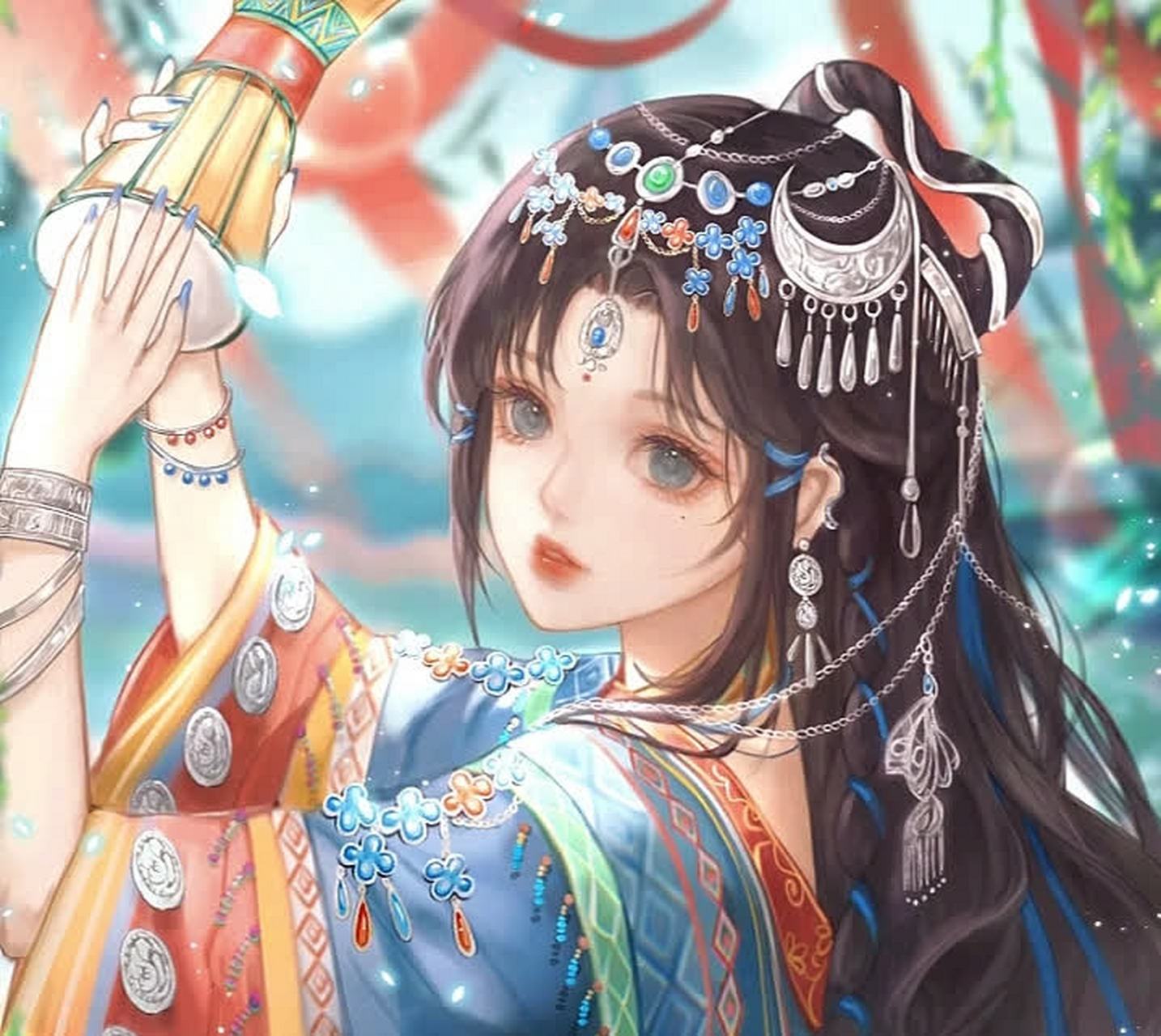 古风少女头像   狐狸面具好看吗?