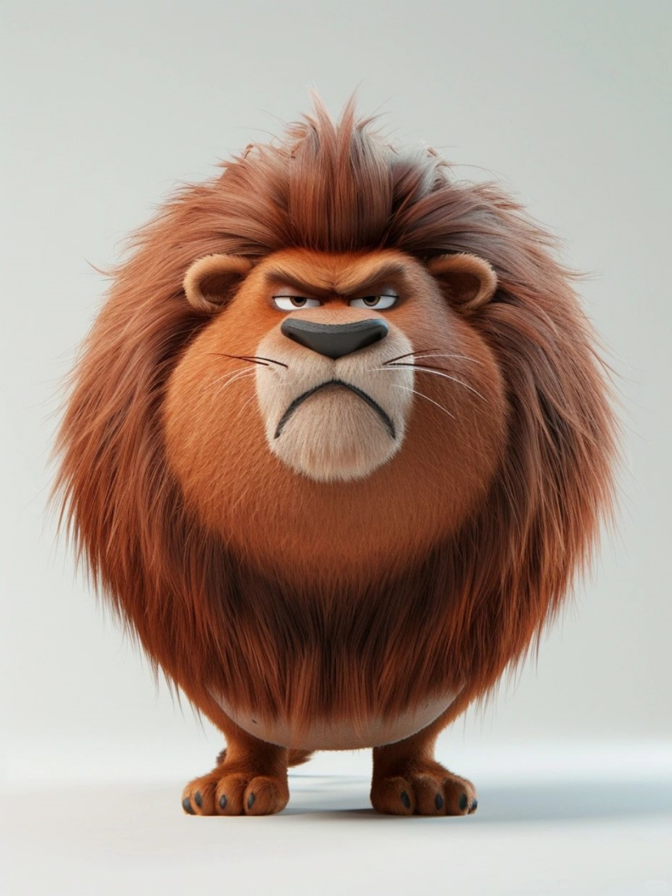 😖 小狮子嘟着嘴,心里嘀咕着:"为什么要调休