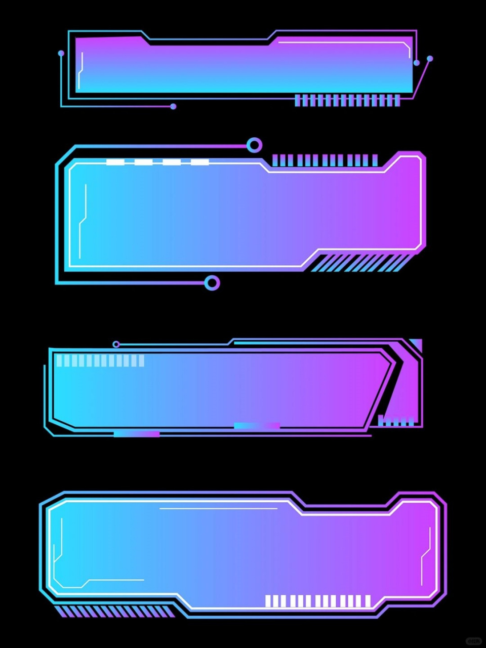 赛博风科技边框  99赛博朋克,未来已至!