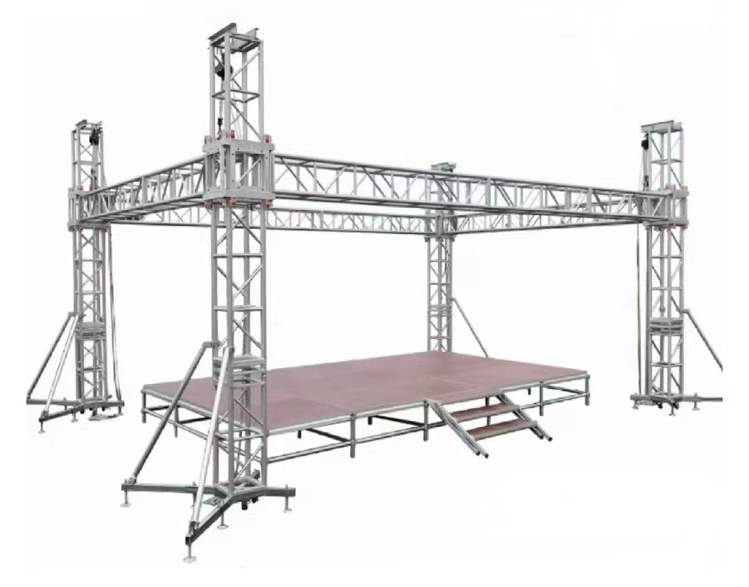 桁架:可以作为背景架使用,也可以和展会,活动,舞台等进行配合搭建