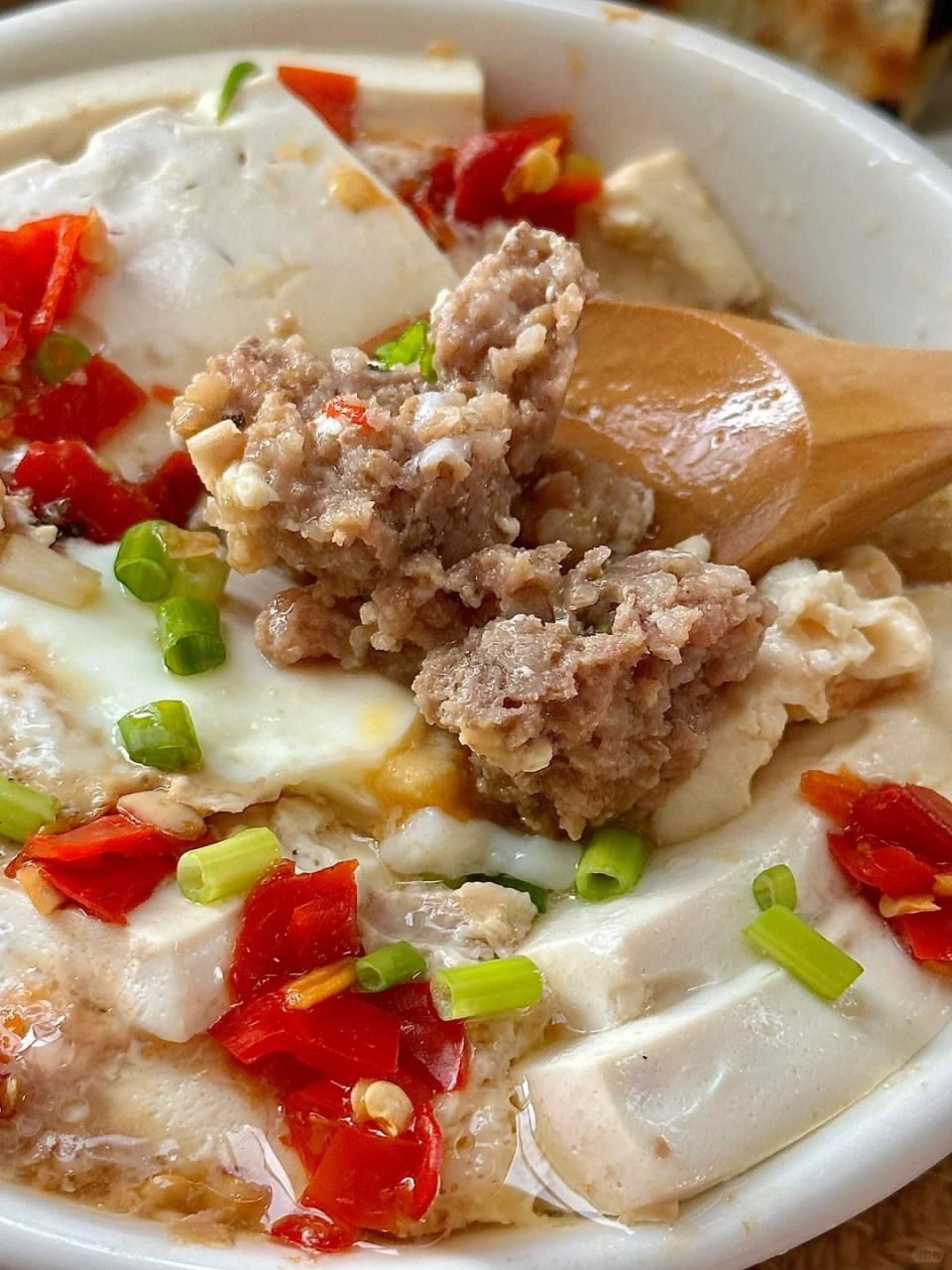 窝蛋豆腐肉饼汤,鲜掉眉毛啦!