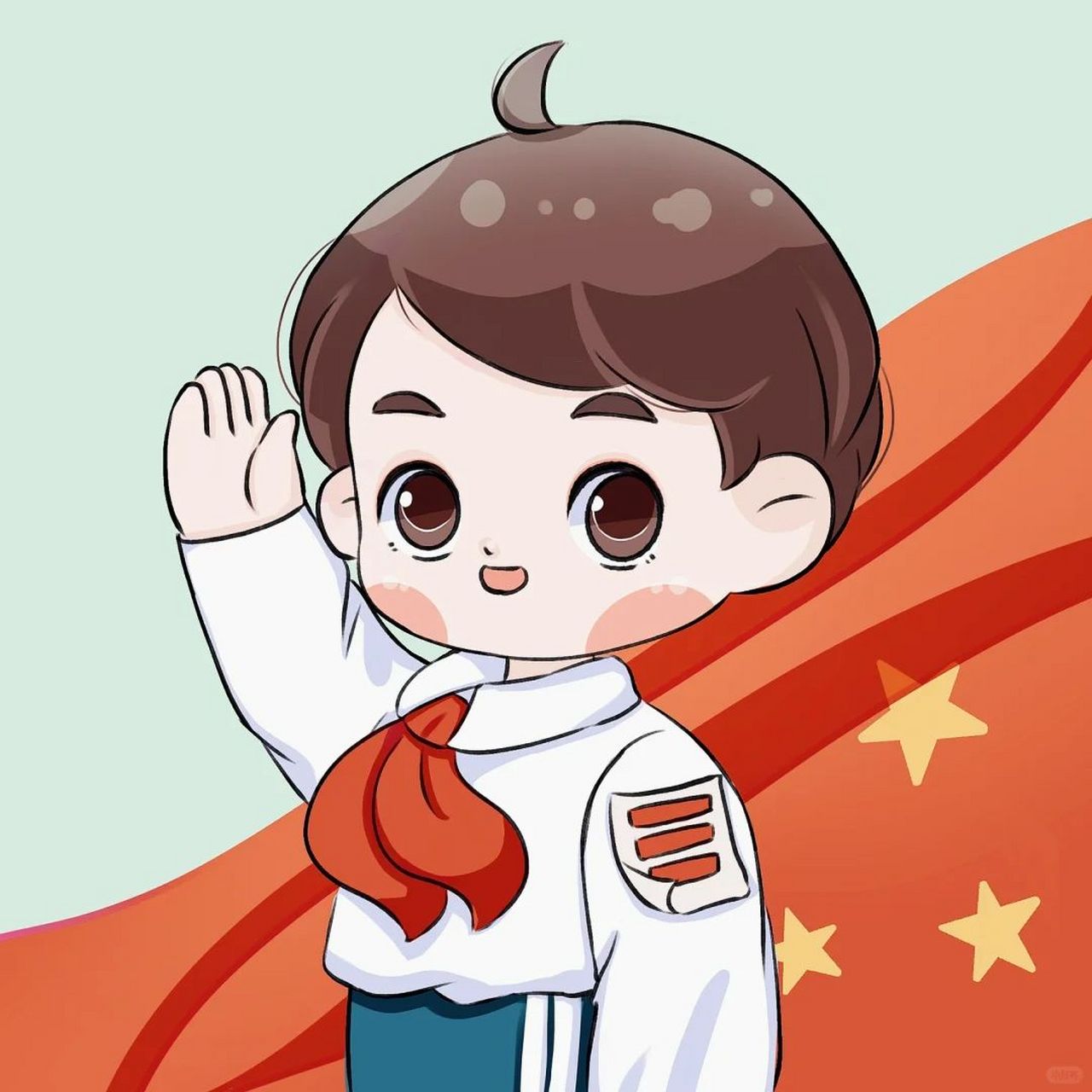 👧🧒今天,我在这里要推荐一些红领巾图片,每一块红领巾都承载着不