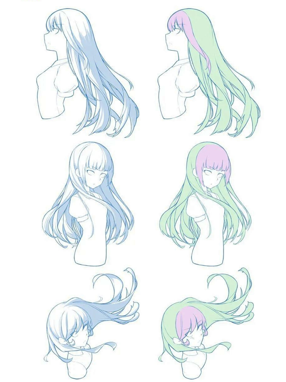 轻松掌握头发的画法🎨