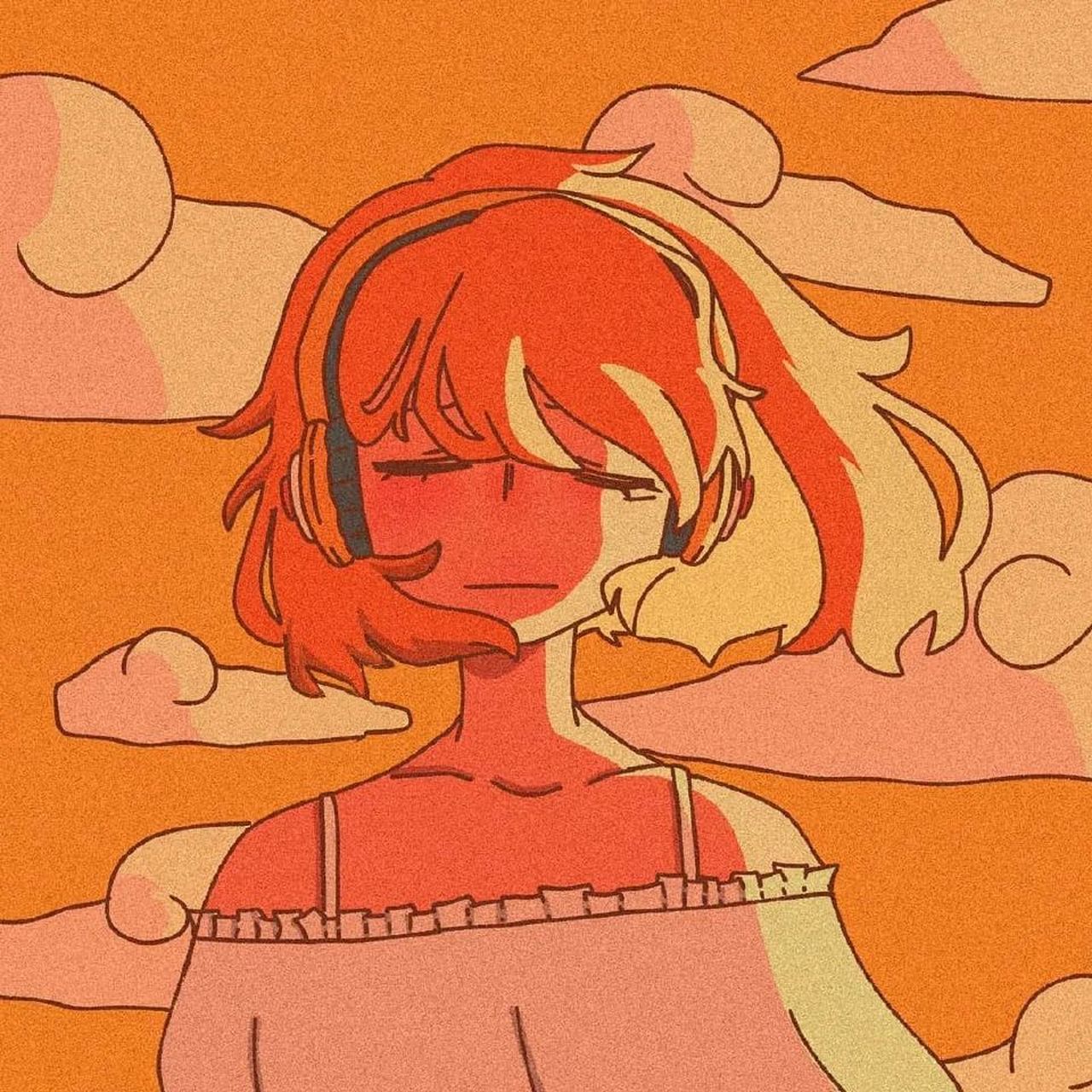 头像|卡通橘色系