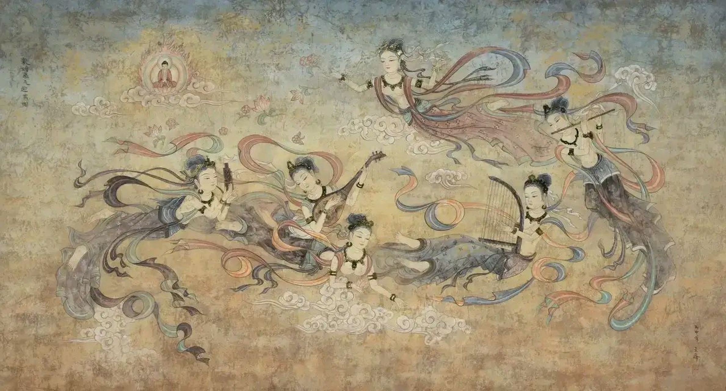 莫高窟 | 飞天壁画