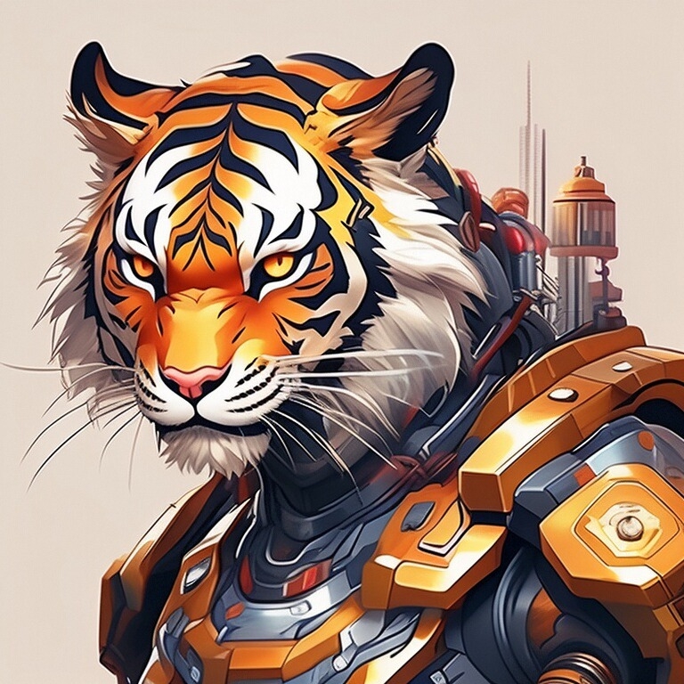 十二生肖幻想:虎战士 虎跃神州,十二生肖中的勇猛战士,矗立成中华的