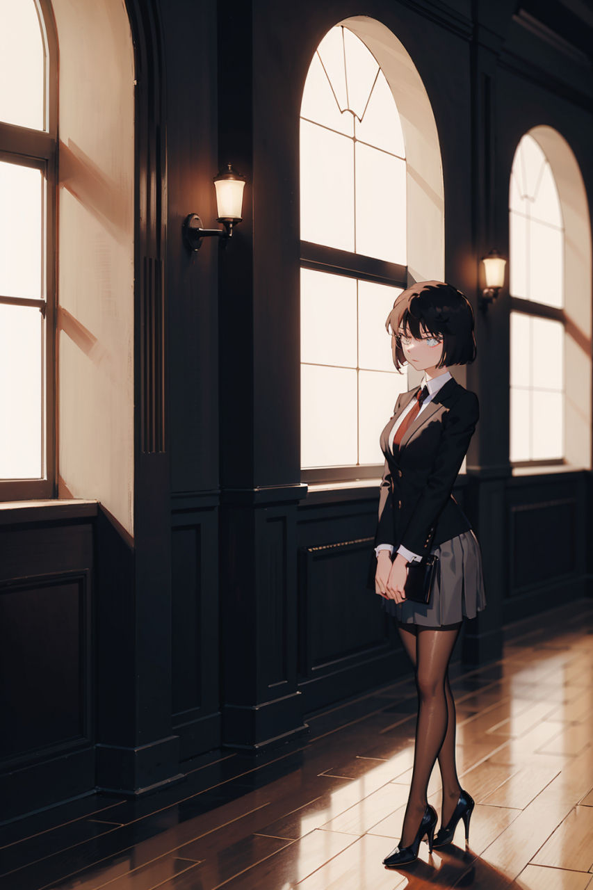 灰原哀丨职场黑丝穿搭太酷了#名侦探柯南# #灰原哀# #柯哀擦门