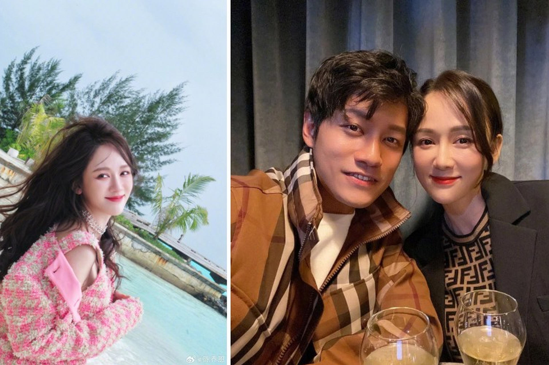 陈乔恩与马来西亚老公曾伟昌的爱情长跑终于修成正果,结婚啦!